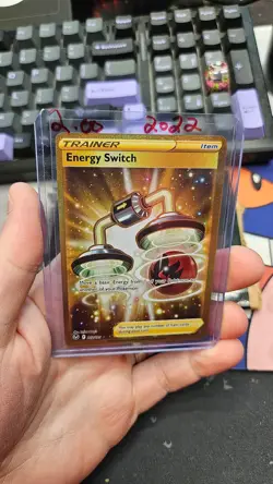Energy Switch Secret Rare Pokemon SWSH12: Silver Tempest 212/195 NM - Image 1