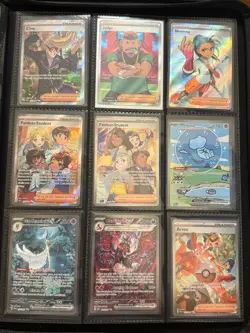 POKEMON PALDEAN FATES MASTER SET 100% COMPLETE WITH PROMOS & BINDER - Image 1