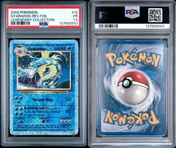 Gyarados 12 Pokemon Card Reverse Holo Legendary Collection 2002 PSA 1.5 POP 2 - Image 3