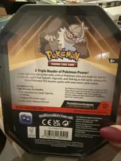 Pokemon TCG: Slaking Triple Whammy Collectors Tin - Factory Sealed - Image 2