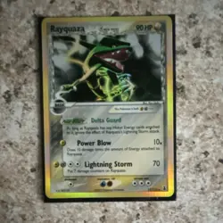 Pokemon Rayquaza EX Delta Species 13/113 Basic 90HP Holo Rare Dragon - Image 1