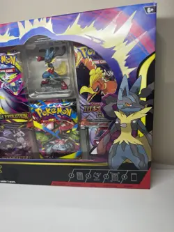 Pokemon Mega Lucario Figurine Collection and Unova White Flare Black Bolt Sealed - Image 3