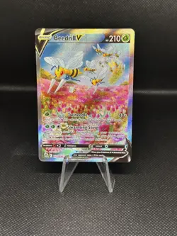 Pokemon Beedrill V 161/189 Astral Radiance Full Art Holo Ultra Rare 210 HP - Image 1