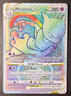 Pokemon Mewtwo VSTAR 079/078 Secret Rare Pokemon Go - Image 1
