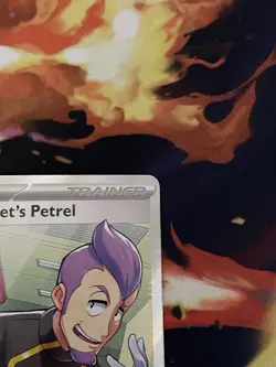Pokemon Team Rocket's Petrel Trainer Supporter Ultra Rare Holo 226/182 Sv10 - Image 4
