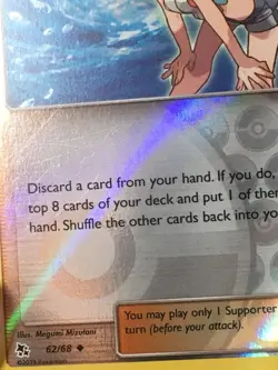 Pokemon TCG Misty's Determination 62/68 Reverse Holo Uncommon SM Hidden Fates LP - Image 3