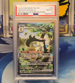 2023 POKEMON PAL EN-PALDEA EVOLVED #256 MEOWSCARADA EX PSA 10 - Image 1