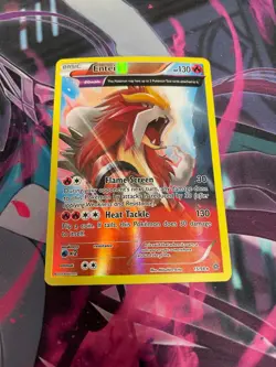 POKEMON - ENTEI - 15/98 - REVERSE HOLO RARE - ANCIENT ORIGINS - LP - Image 1