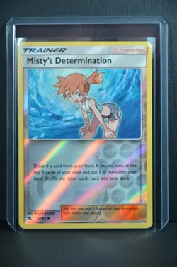 Misty's Determination Hidden Fates 2019 62/68 Reverse Holo Near Mint Pokemon TCG - Image 3