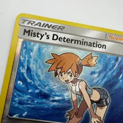 Pokemon TCG Misty's Determination 62/68 Sun & Moon Hidden Fates Reverse Holo NM - Image 5