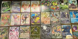 Pokemon Card Lot Of 24 SIR, Illustration Rare, Full Art Ultra Rare, Promo ENG - Image 1