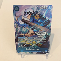 One Piece TCG Trafalgar Law Op07-047 OFFLINE REGIONAL Event pack 2025-26 NM - Image 1