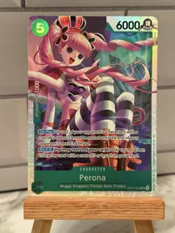 Perona - OP14-033 -One Piece TCG English - The Azure Sea's Seven SR Foil - Image 1