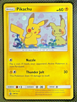 ✨Pokemon TCG - Pikachu - SM162 - Black Star Promo - Tag Team - NM✨ - Image 1