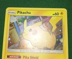 Pokemon PIKACHU SM157 Holo 2018 Sun & Moon Black Star Promo LP/NM - Image 4