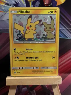 Pokemon TCG - Pikachu SM162 - Black Star Promo - LP - Image 1