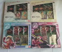 One Piece Illustration Box Vol 1 - 4 Sealed 4 Box Lot 🔥 Ready To Ship! New - Image 1