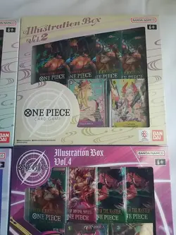 One Piece Illustration Box Vol 1 - 4 Sealed 4 Box Lot 🔥 Ready To Ship! New - Image 3