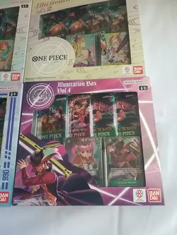 One Piece Illustration Box Vol 1 - 4 Sealed 4 Box Lot 🔥 Ready To Ship! New - Image 5