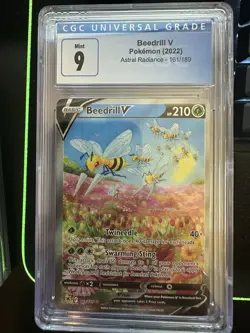 CGC 9 Mint - Beedrill V 161/189 Astral Radiance Alternate Alt Art Pokemon PSA 9 - Image 1