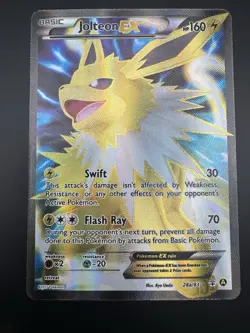 Jolteon EX TCG 28a/83 Pokemon Generations Ultra Rare Holo Full Art - Image 3