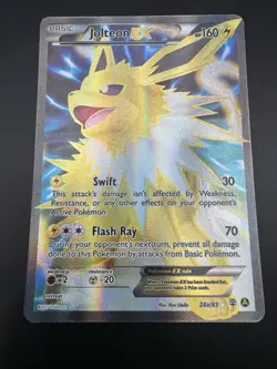Jolteon EX TCG 28a/83 Pokemon Generations Ultra Rare Holo Full Art - Image 3