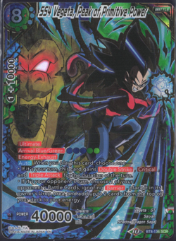 Dragon Ball Super Card Game | SS4 Vegeta, Peak of Primitive Power | BT8-136 SCR - Image 1