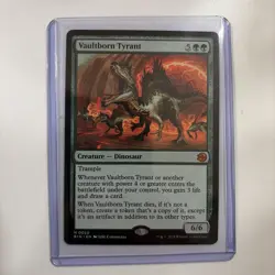 Vaultborn Tyrant (Regular, Green Mythic) Outlaws Thunder Junction Dinosaur 6/6 - Image 2