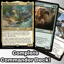 MTG Commander EDH Deck Helga, Skittish Seer 100 Cards Custom Deck Bant Frog - Image 1