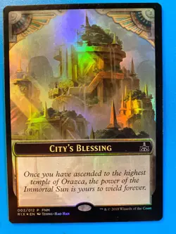MTG 1x FOIL City's Blessing Elemental Token FNM Promo Magic the Gathering x1 NM - Image 2