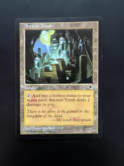 MTG Magic the Gathering Ancient Tomb 2f0e Tempest - See pictures for condition - Image 1