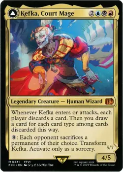 ERROR CARD - Kefka, Court Mage - 0231 - Final Fantasy - MTG - NM/M - Image 1
