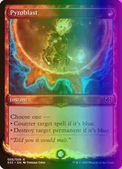 Pyroblast - FOIL NM, English Signature Spellbook MTG Magic - Image 1