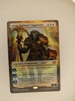 Ajani, Outland Chaperone (Borderless) [Lorwyn Eclipsed] Foil - Image 1
