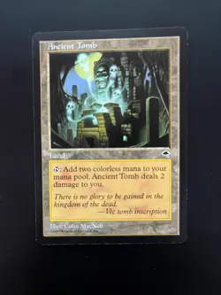 MTG Magic the Gathering Ancient Tomb 612d Tempest - See pictures for condition - Image 1