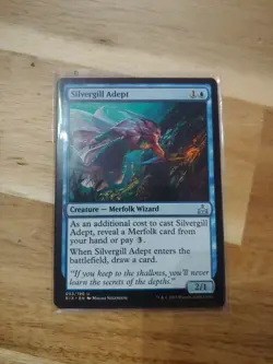 MTG Rivals of Ixalan 4x Silvergill Adept EX/NM - Image 1