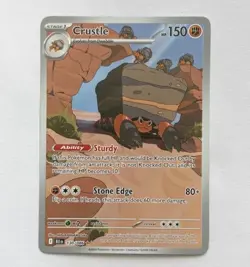 POKEMON Crustle 130/086 Illustration Rare - SV Black Bolt ENGLISH - Image 1
