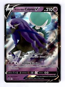 Shadow Rider Calyrex V - SWSH: Sword & S #SWSH131 (2020) Promo Holo NM Pokemon - Image 1