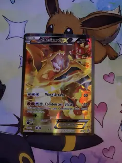 Pokemon TCG Charizard EX XY121 Promo Holo Basic 180HP Combustion Blast - Image 1