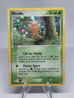 Pokemon TCG Weedle EX FireRed & LeafGreen 86/112 Reverse Holo! WOTC Vintage - Image 1