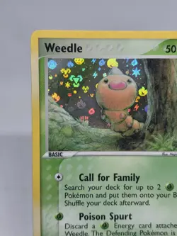 Pokemon TCG Weedle EX FireRed & LeafGreen 86/112 Reverse Holo! WOTC Vintage - Image 2