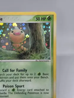 Pokemon TCG Weedle EX FireRed & LeafGreen 86/112 Reverse Holo! WOTC Vintage - Image 3