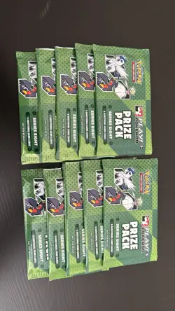 Pokemon TCG Series Eight Prize Pack Lot - 10 Sealed Packs - Image 2