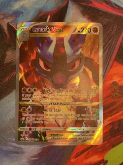 Pokemon TCG Lucario VSTAR SWSH291 Crown Zenith ETB Promo Card (NM Condition) - Image 2