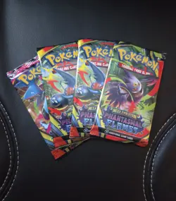 (Lot of 4) Pokemon Booster Packs Pokemon Scarlet & Violet PHANTASMAL FLAMES #2 W - Image 1