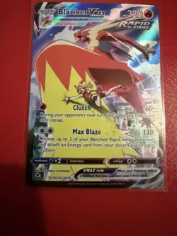 Pokemon TCG Blaziken VMAX TG15/TG30 Silver Tempest Near Mint/Mint Condition - Image 1