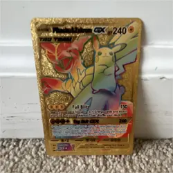Pokemon Pikachu & Zekrom GX 240HP TAG TEAM Ultra Rare 221/173 Holo Japanese Card - Image 1