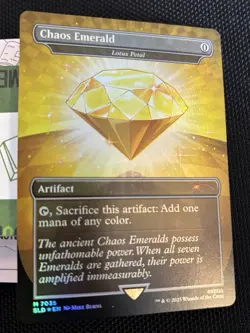 MTG Chaos Emerald - Lotus Petal (7035) - Foil, NM-Mint, English Secret Lair Drop - Image 3
