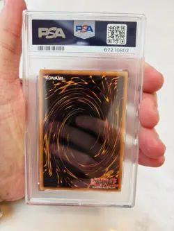 2002 YU-GI-OH! LEFT LEG OF THE FORBIDDEN ONE LOB-E098 1ST EDITION CARD PSA 8 - Image 3