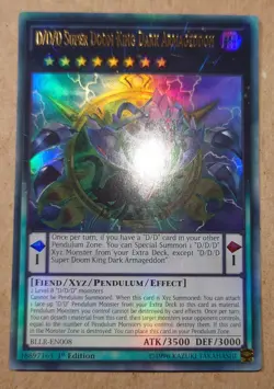 BLLR-EN008 D/D/D Super Doom King Dark Armageddon Ultra Rare 1st Edition - Image 1